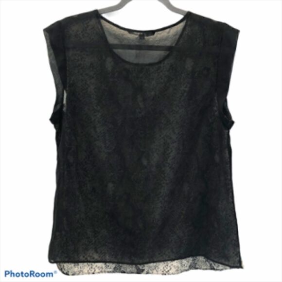 W118 by Walter Baker Snake Print Blouse. Size L. - Picture 3 of 5